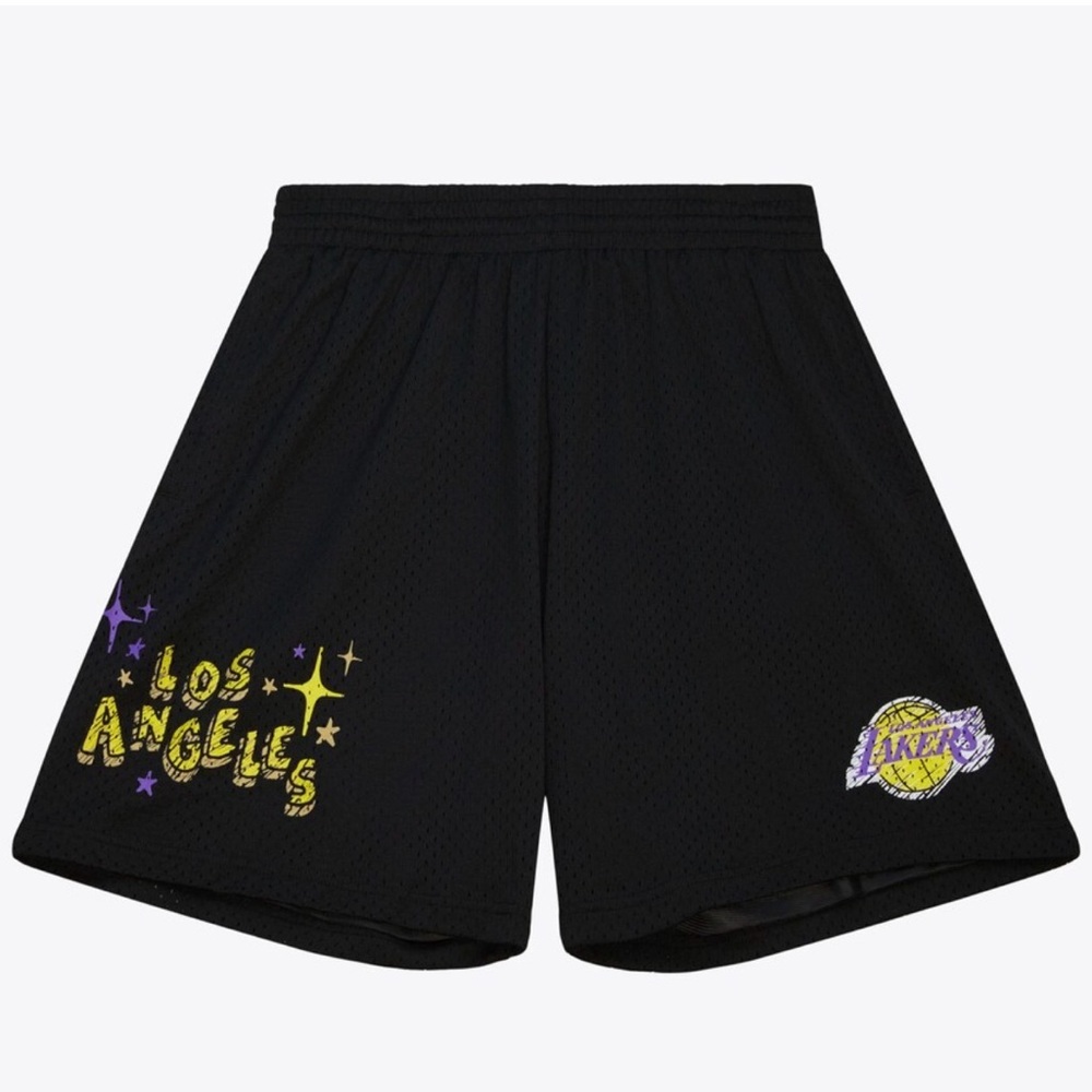 Los Angeles Lakers Sidewalk Sketch Shorts XL